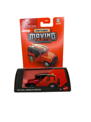 Matchbox 2016 Jeep Wrangler Rubicon Diecast red