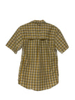 PLAID BUTTON-UP SHIRT