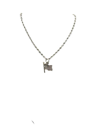 American flag necklace