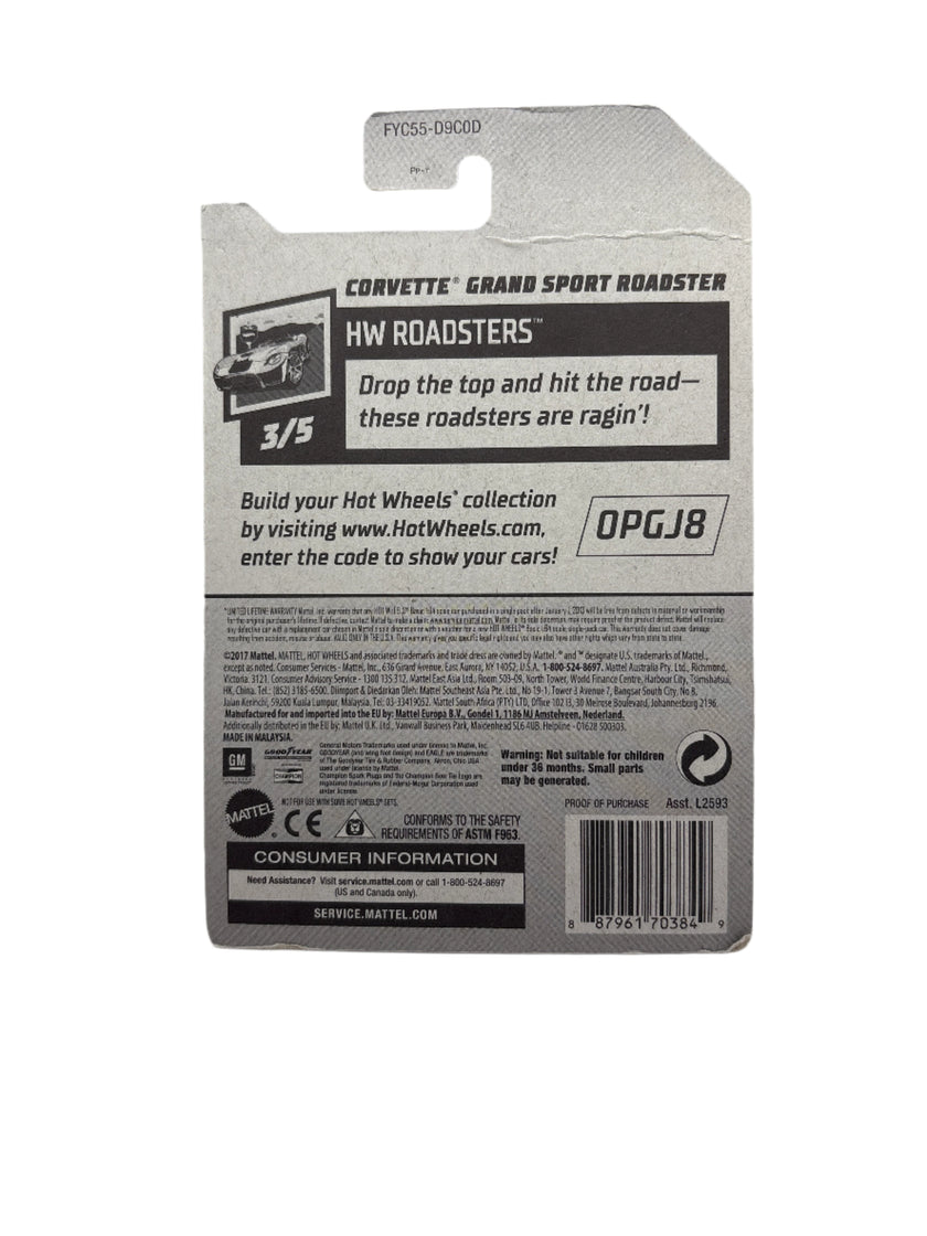 Hot Wheels Corvette Grand Sport Roadster Diecast