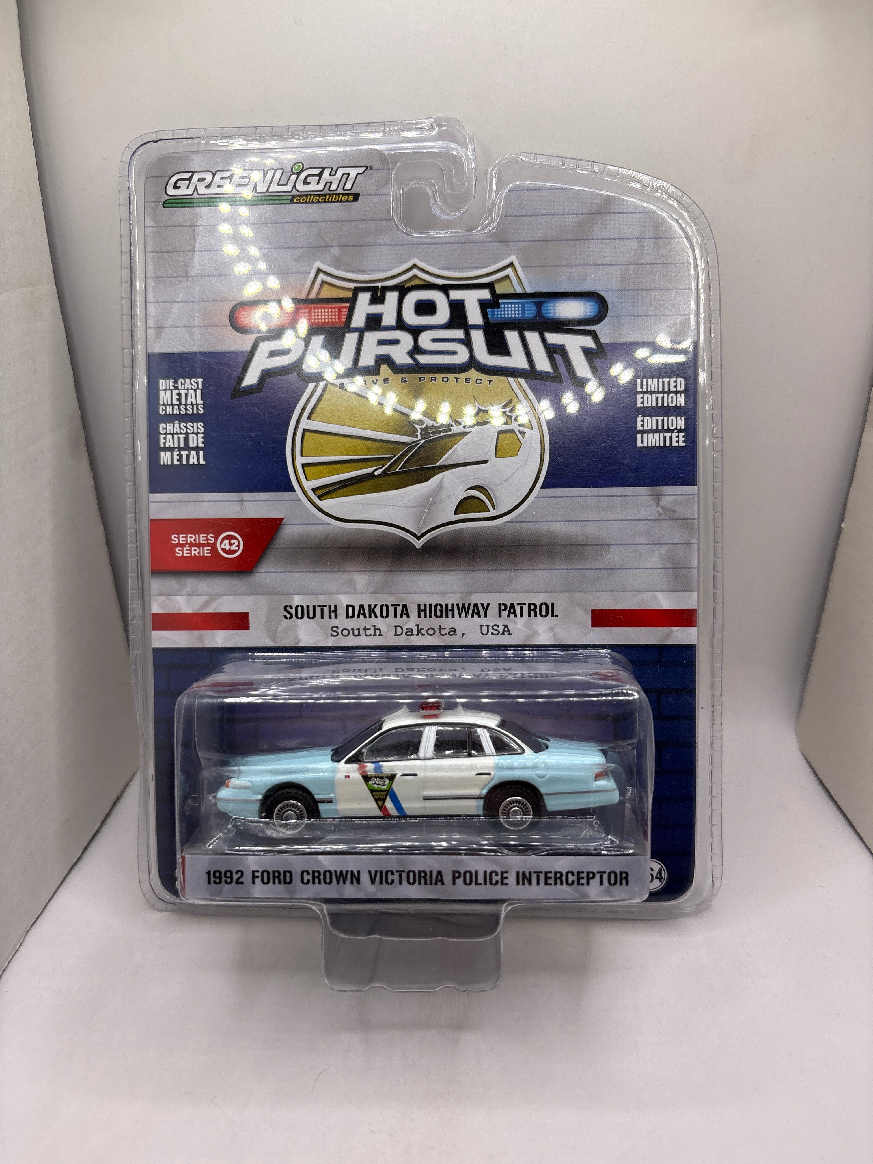 Greenlight 1992 Ford Crown Victoria Police Interceptor Diecast
