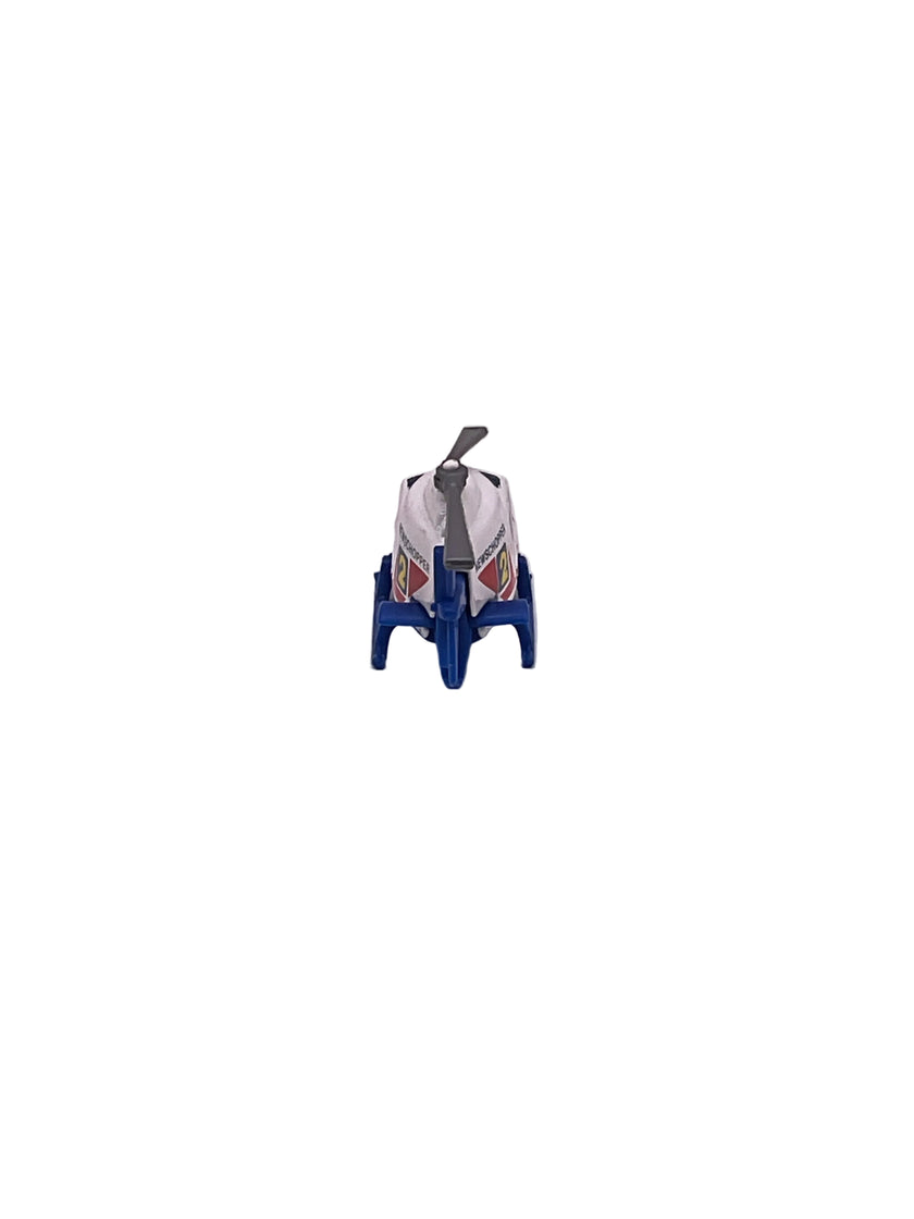 Hot Wheels Propper Chopper Diecast White