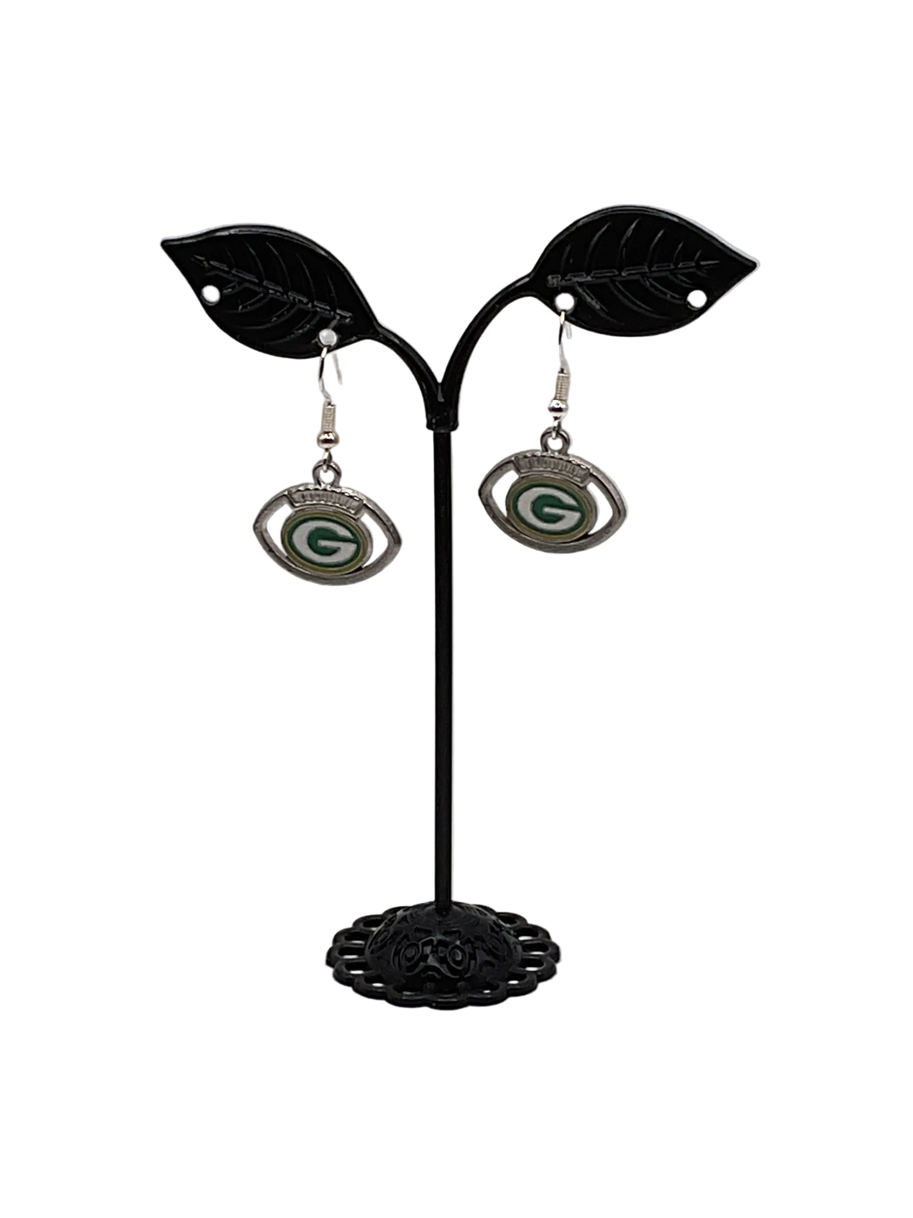 Football Shaped Football Earrings