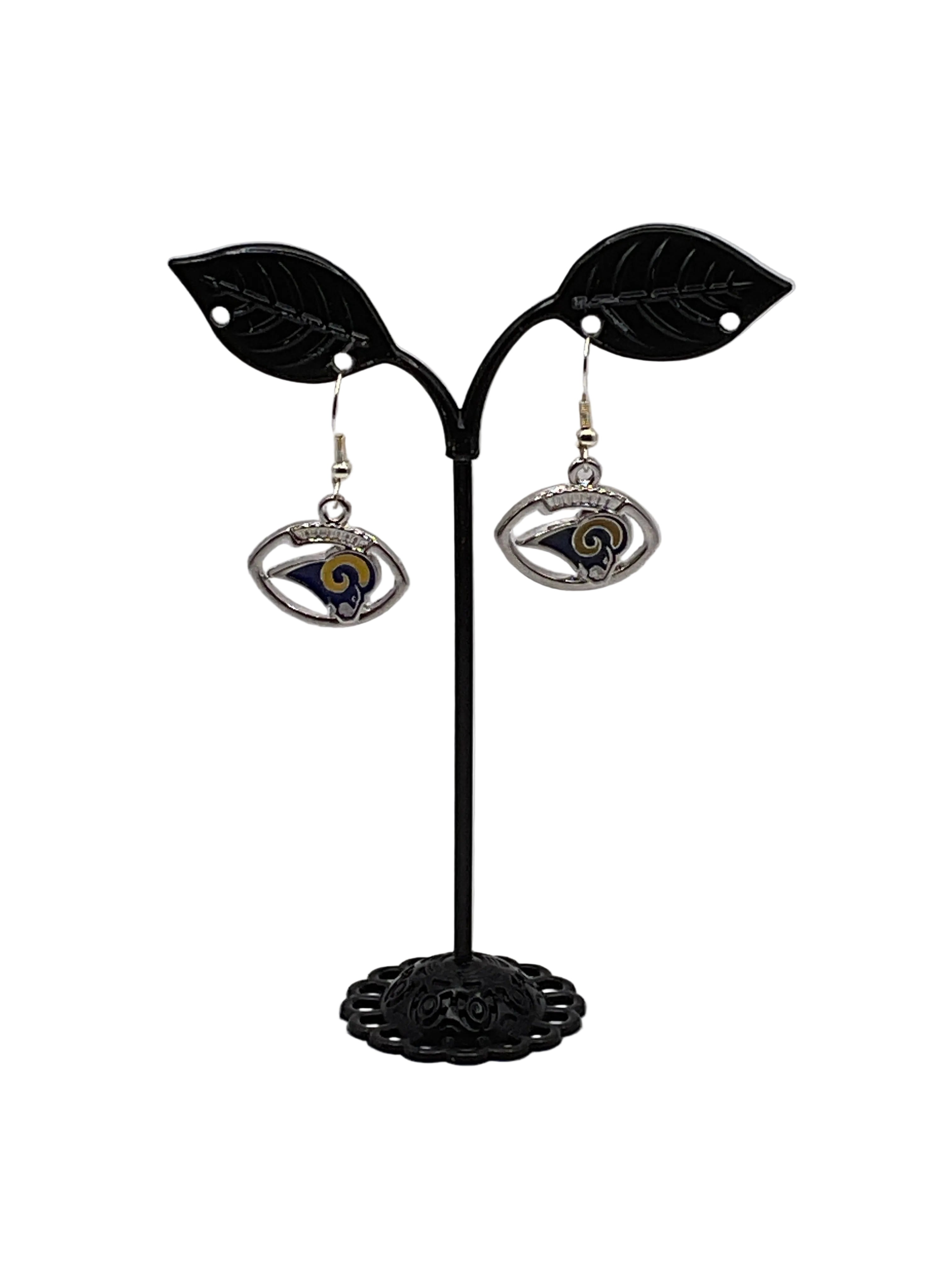 Football Shaped Football Earrings