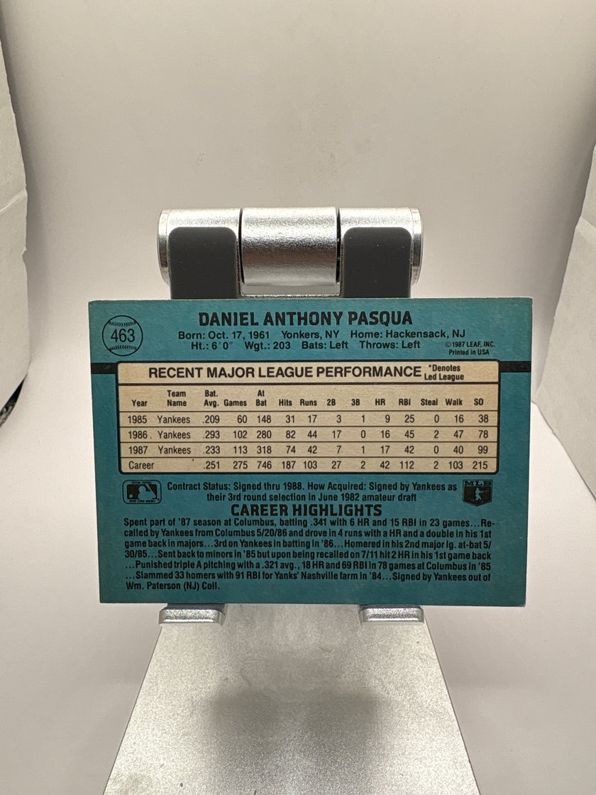Donruss Dan Pasqua