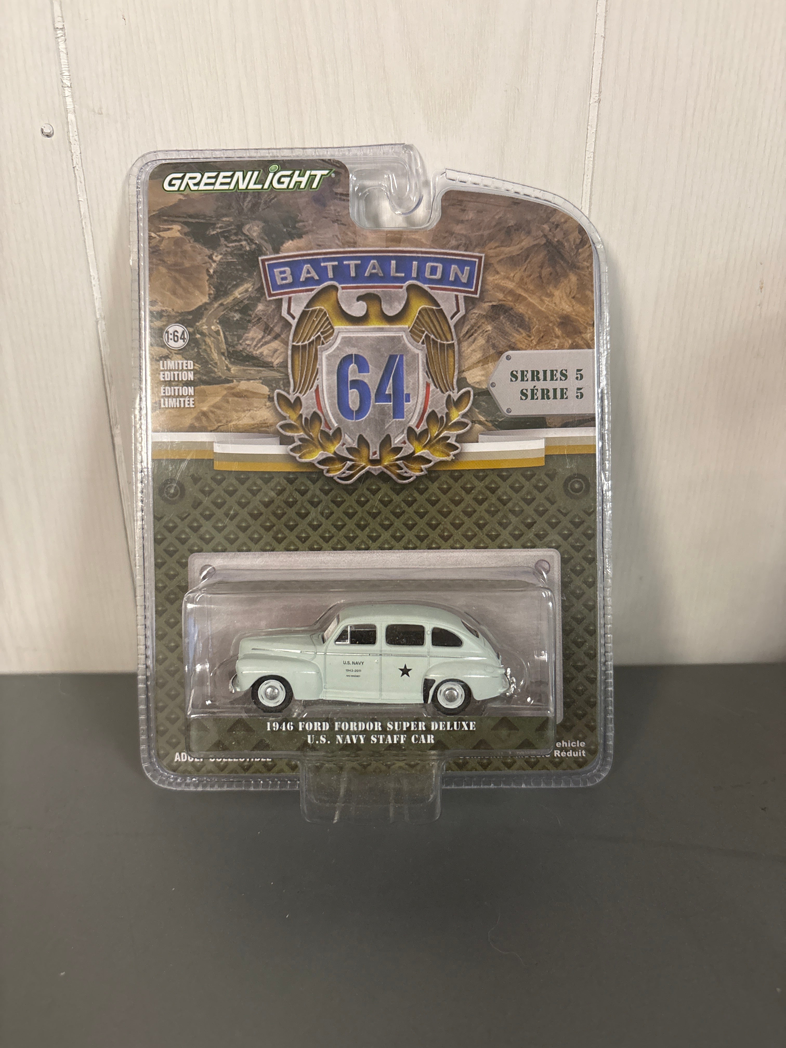 Greenlight 1946 Ford Fordor Super Deluxe U.S. Navy Staff Car Diecast