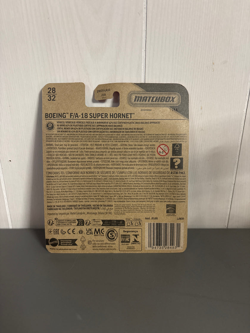 Matchbox Boeing F/A-18 Super Hornet Diecast gray