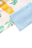 PoshTOT Beach Surfing Bamboo Baby Convertible Zippy Romper