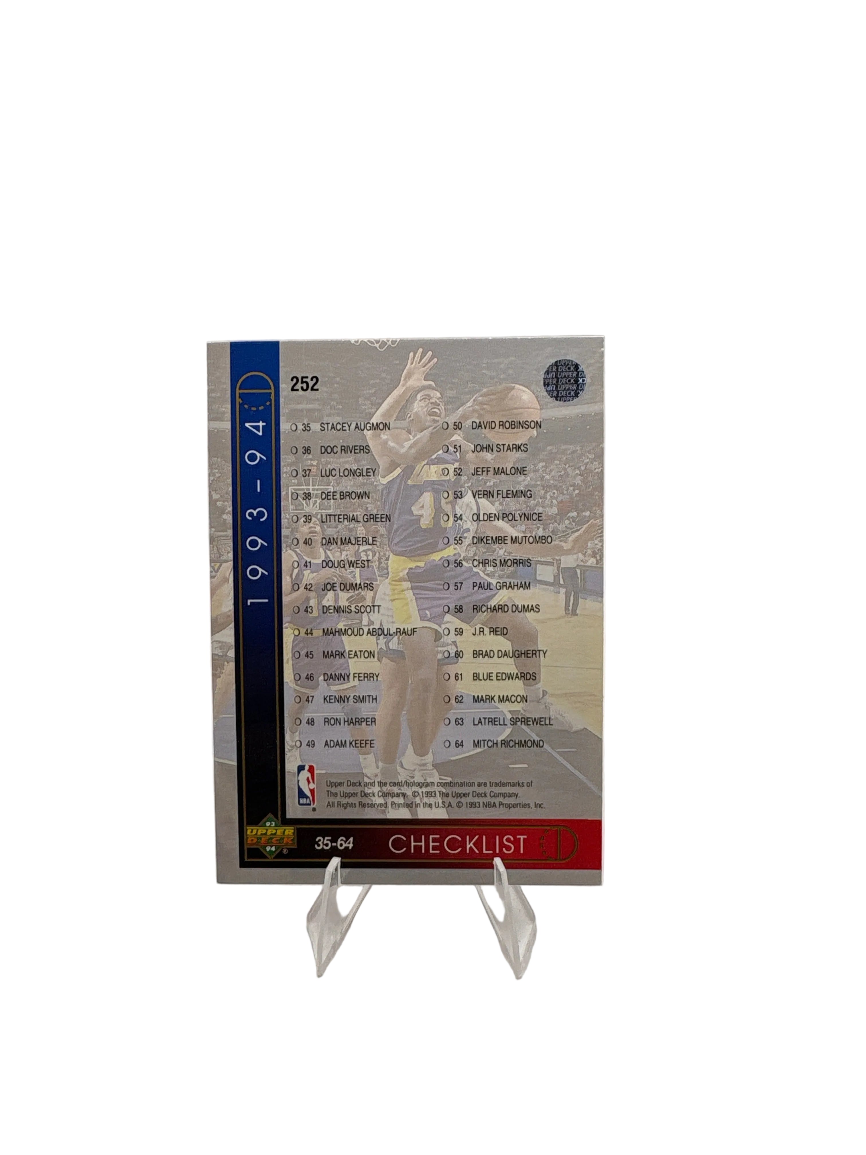 Upper Deck Checklist