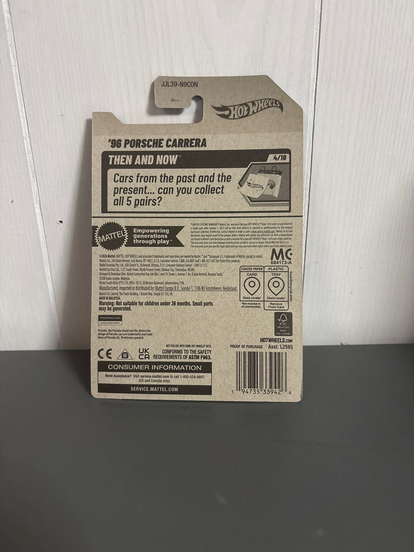 Hot Wheels 96 Porsche Carrera Diecast