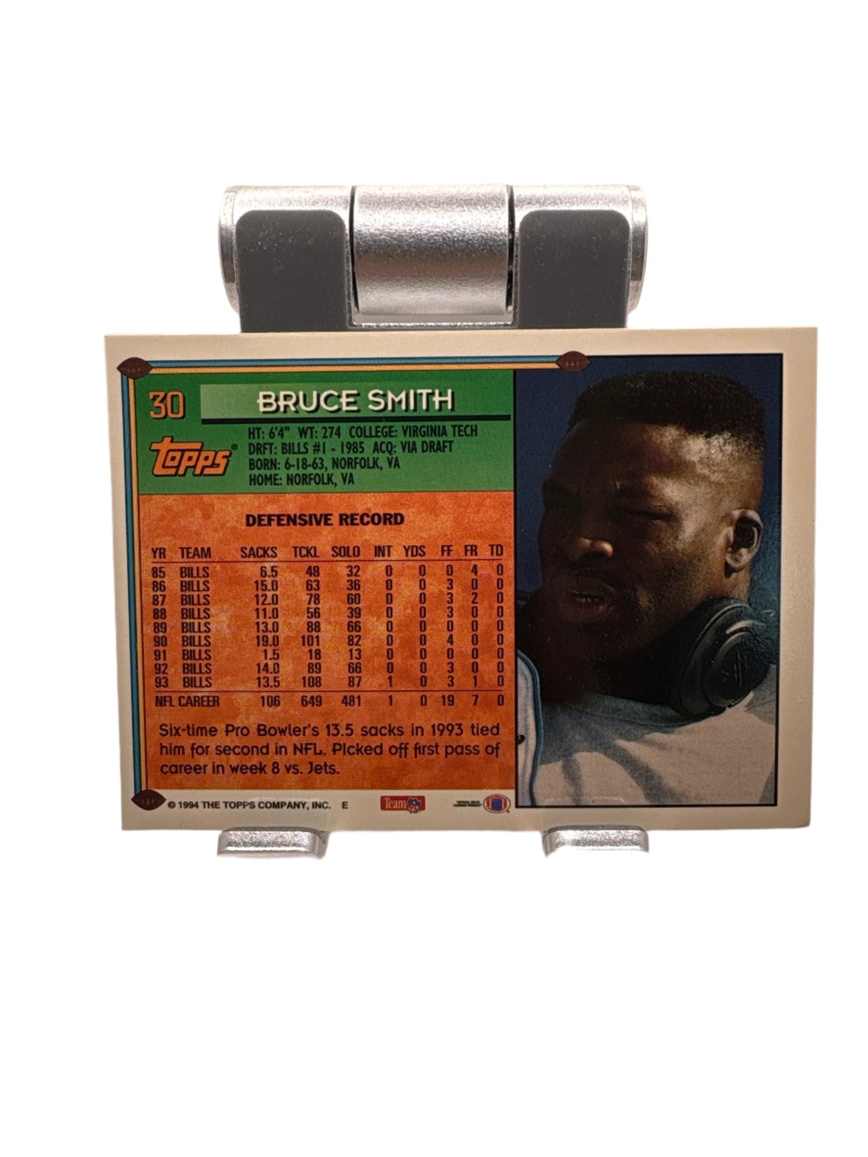 Topps Bruce Smith