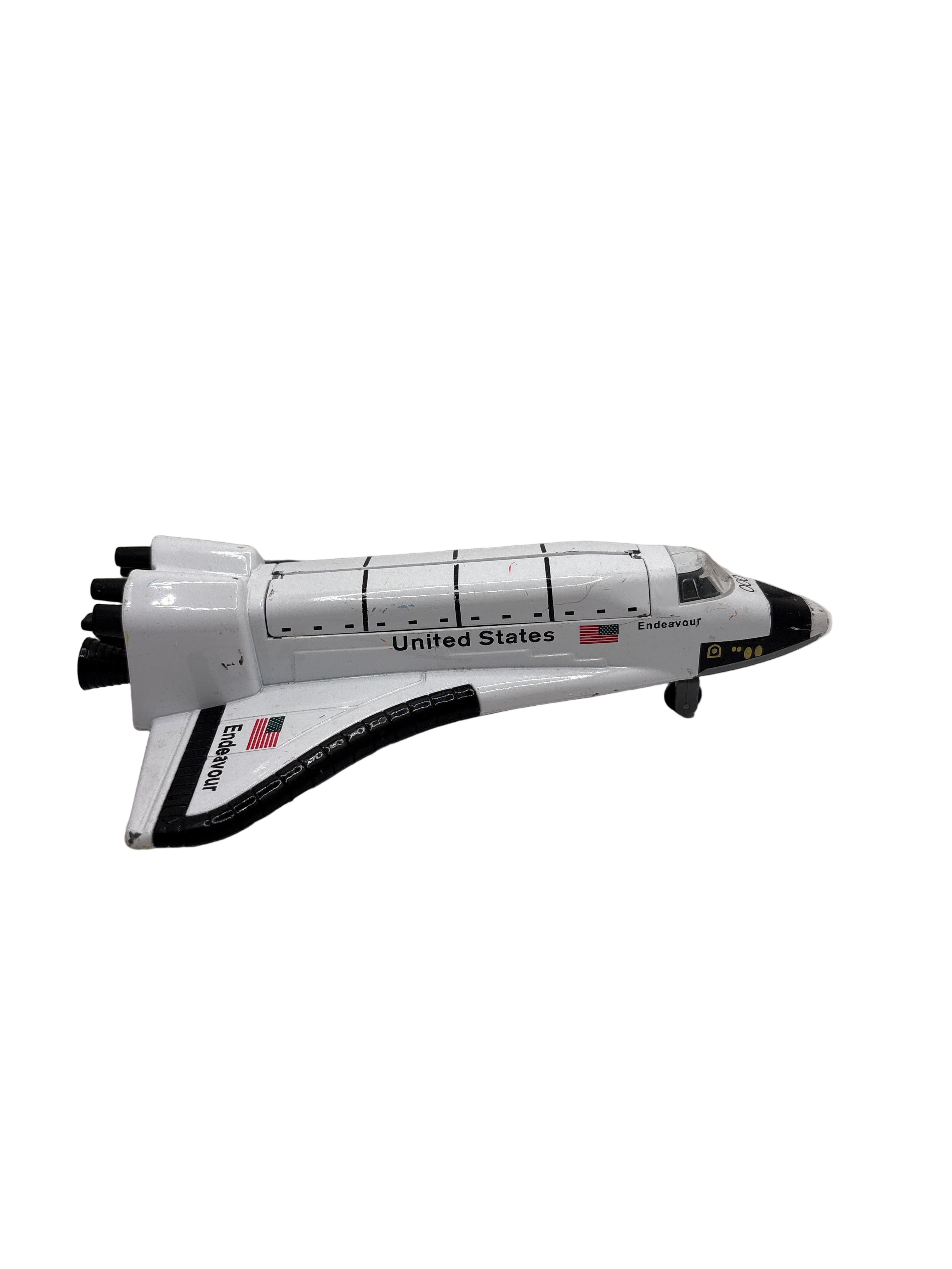 In Air Space Shuttle Diecast white