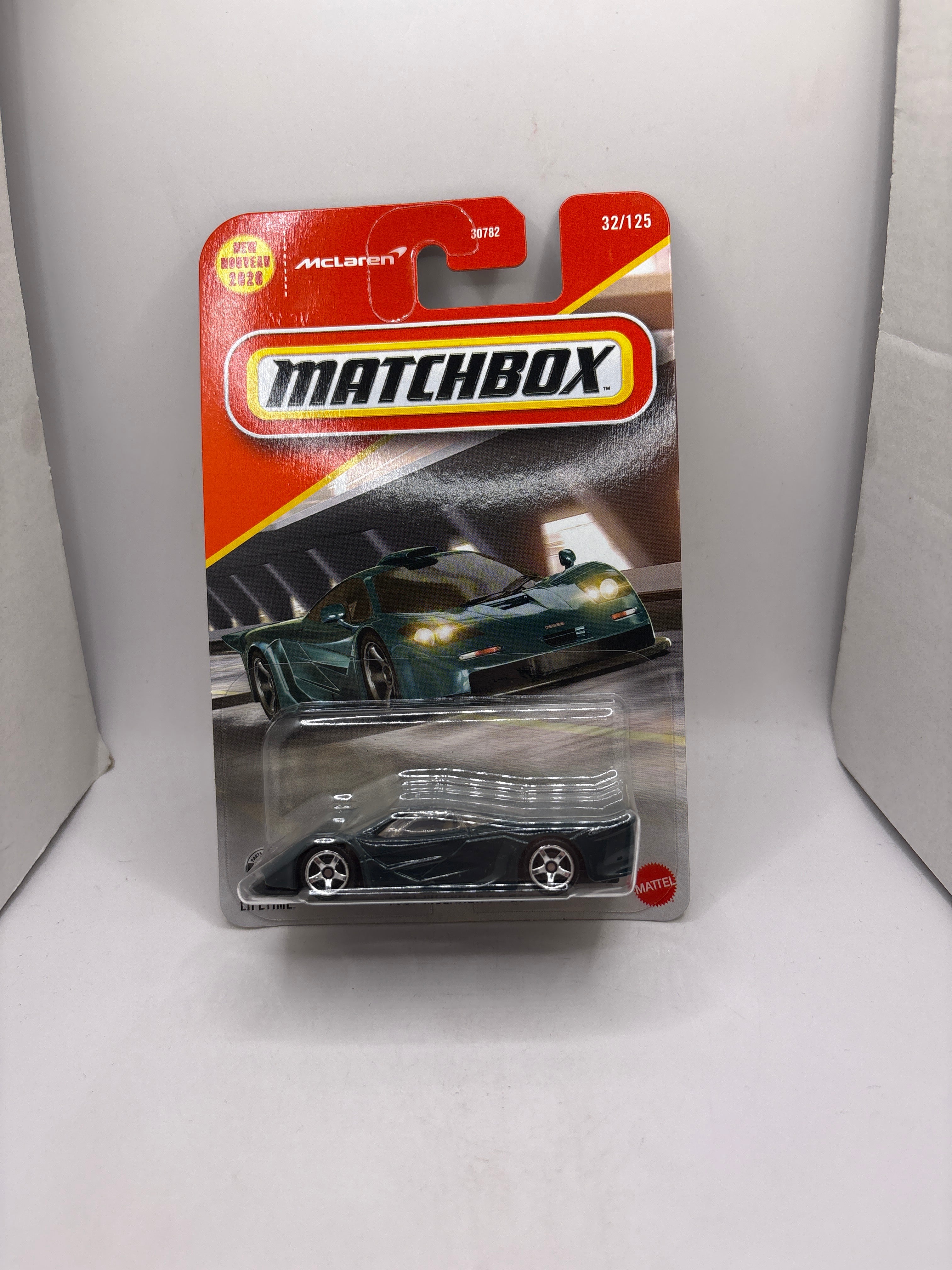 Matchbox 1997 McLaren F1 GT Diecast green