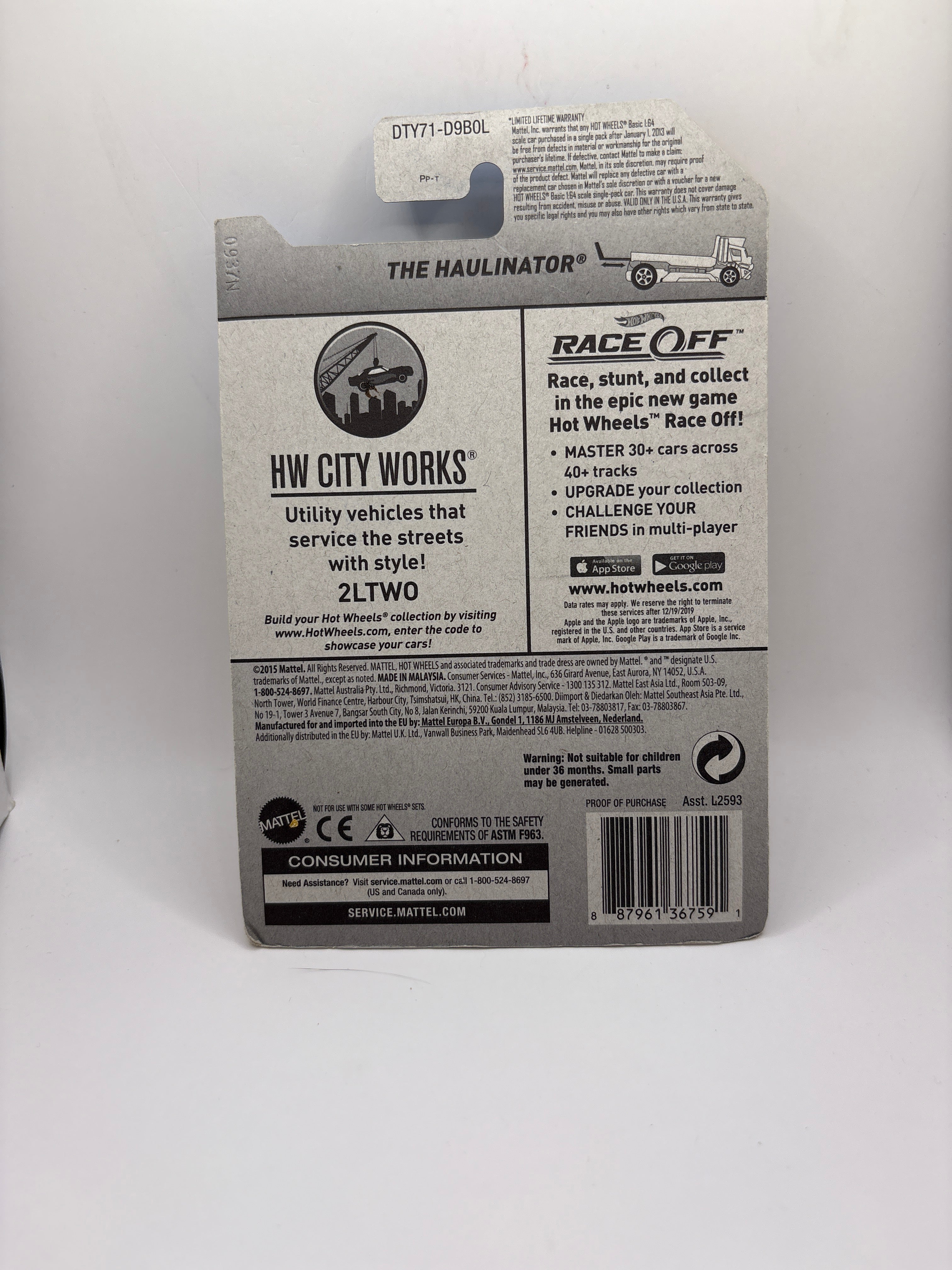 Hot Wheels The Haulinator Diecast