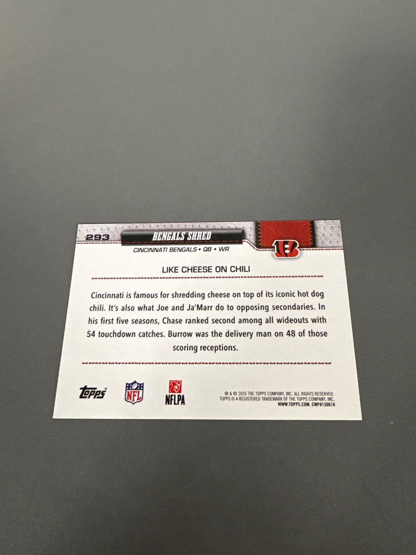 Topps Bengals Shred