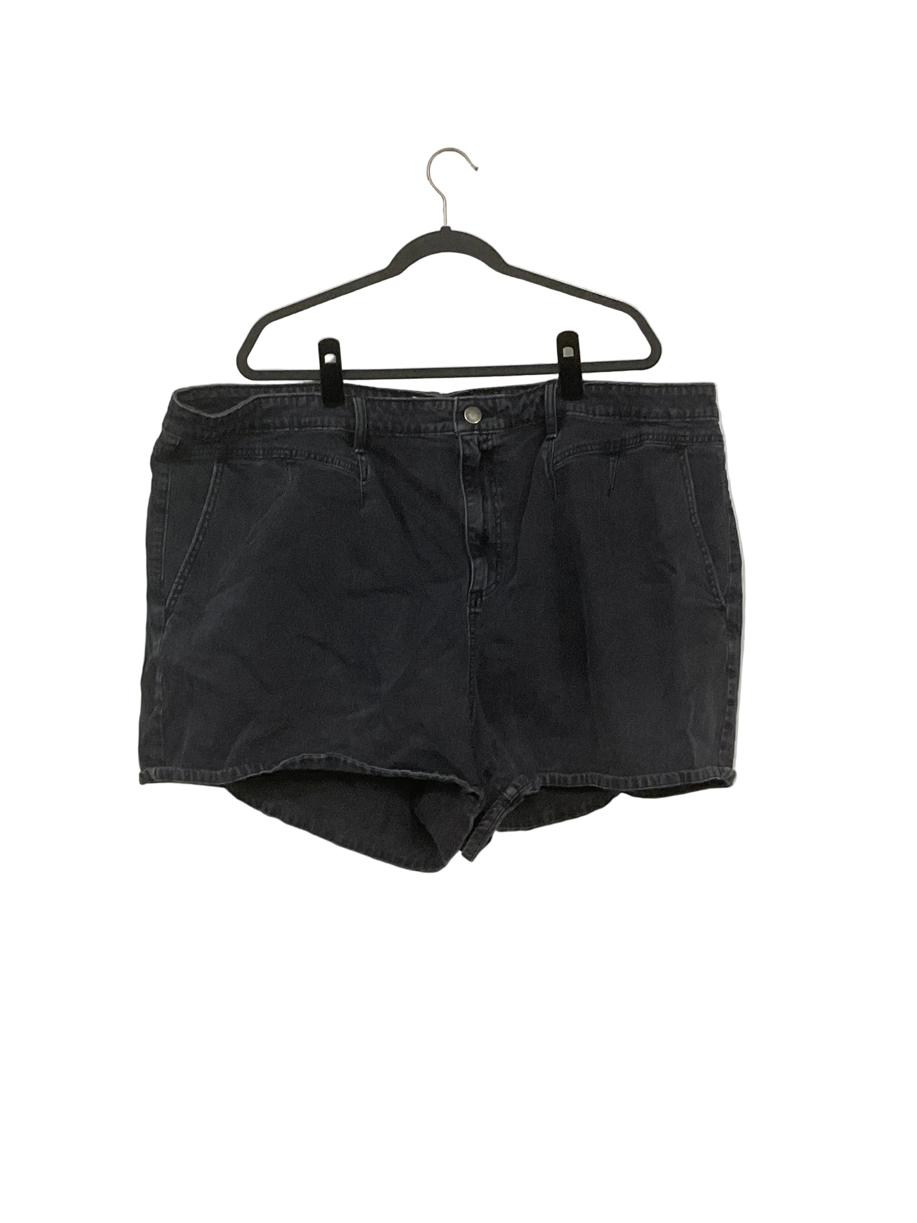 Black Jean Shorts