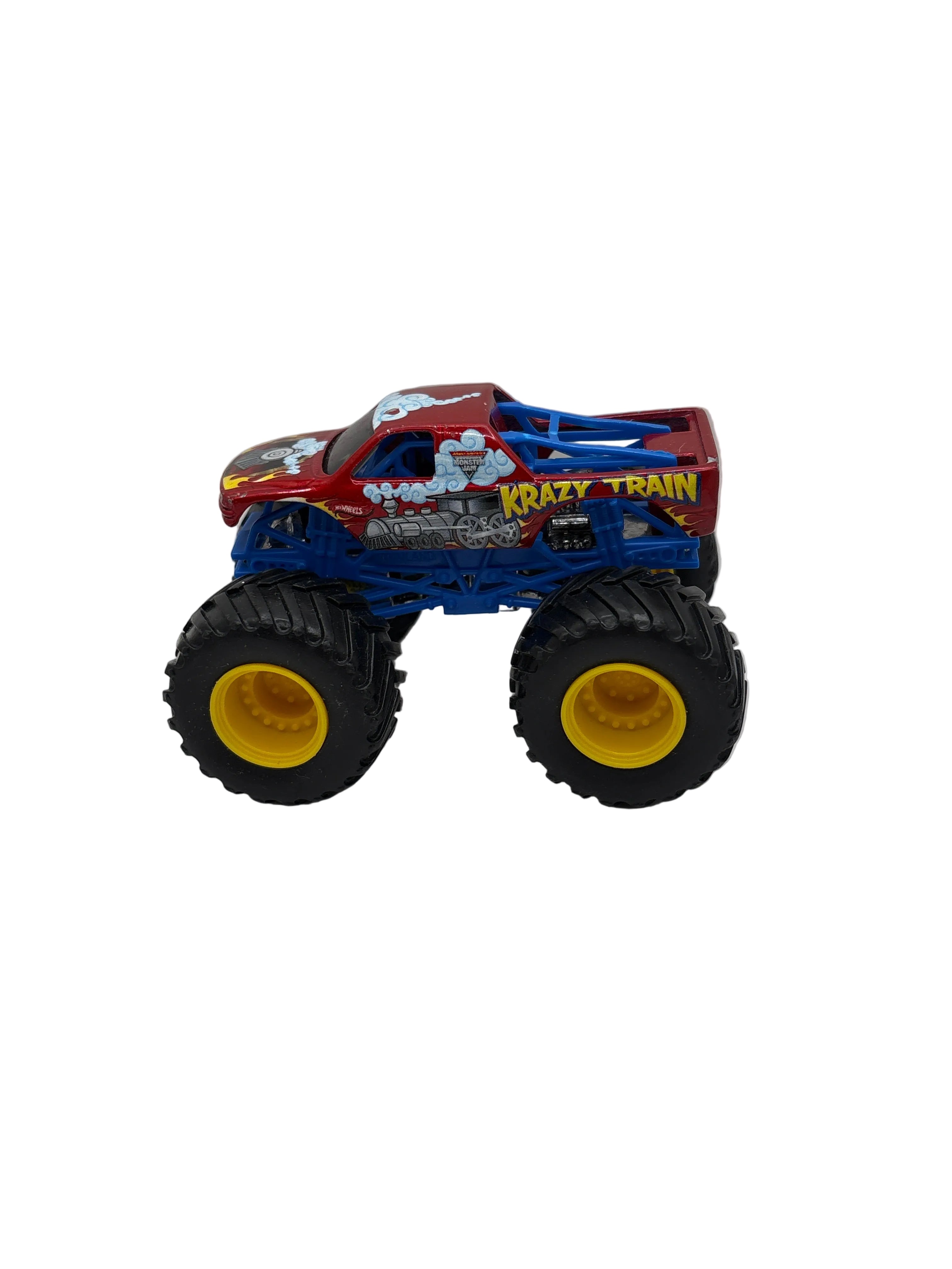 Hot Wheels Krazy Train Monster Truck Diecast multi color
