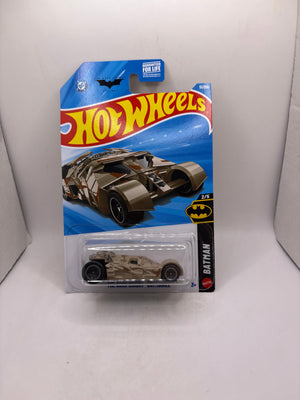 Hot Wheels The Dark Knight Batmobile Diecast tan