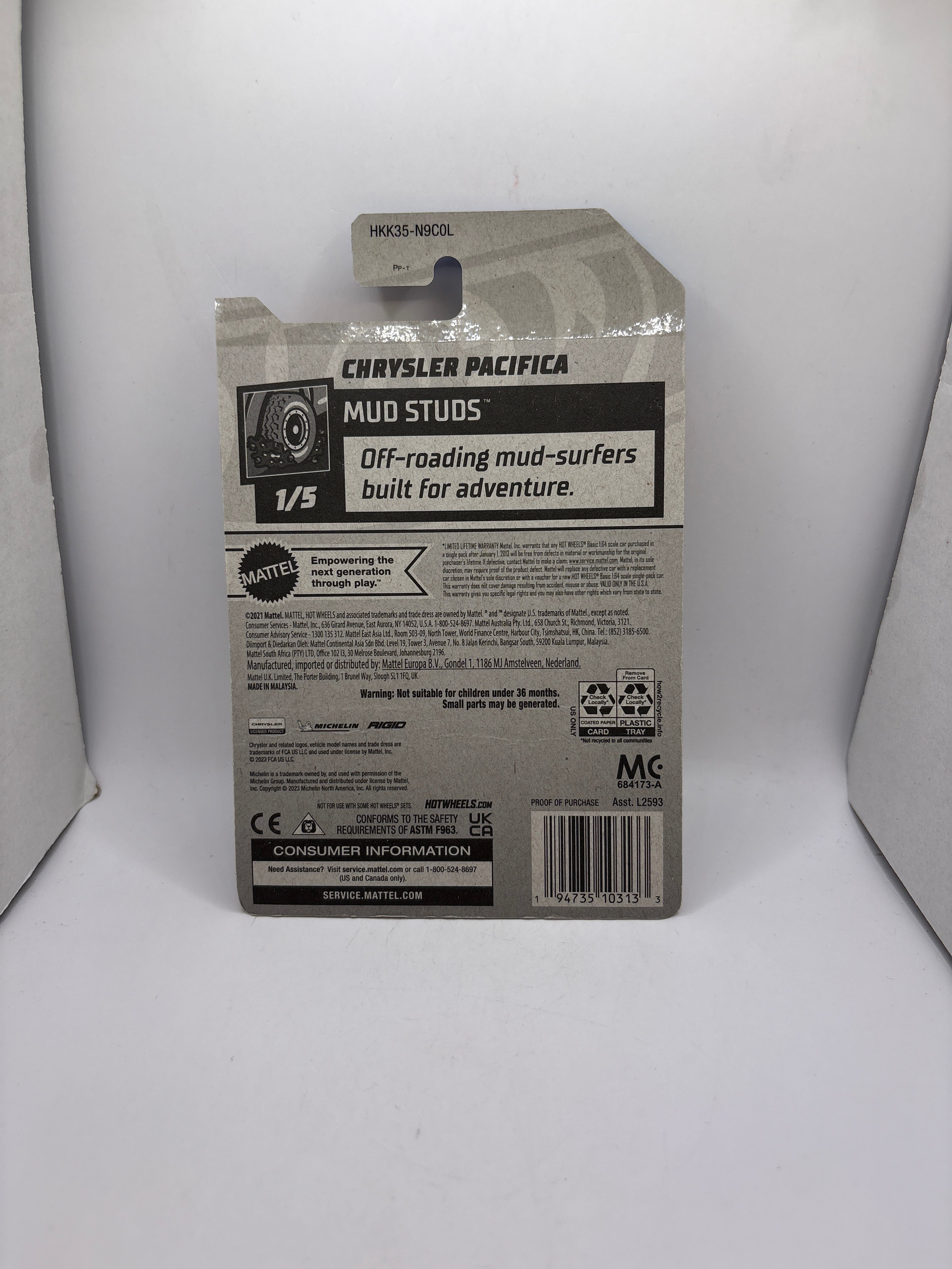 Hot Wheels Chrysler Pacifica Diecast