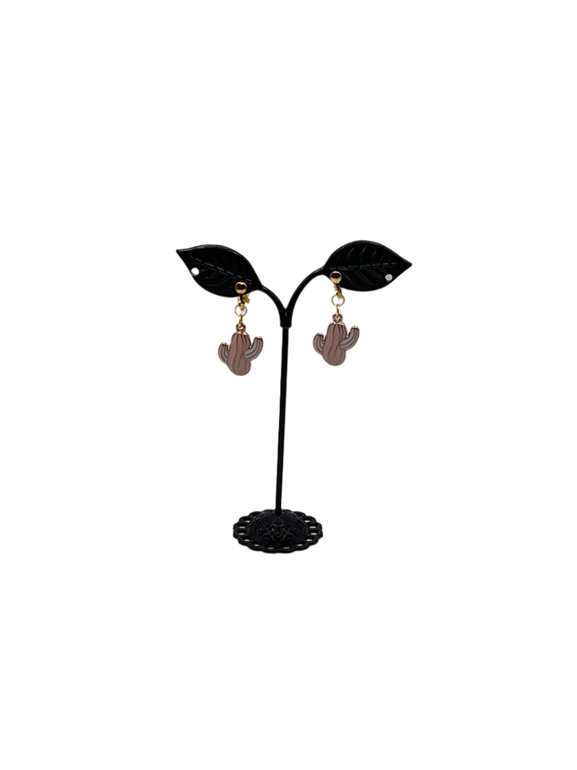 Pink Cactus earrings