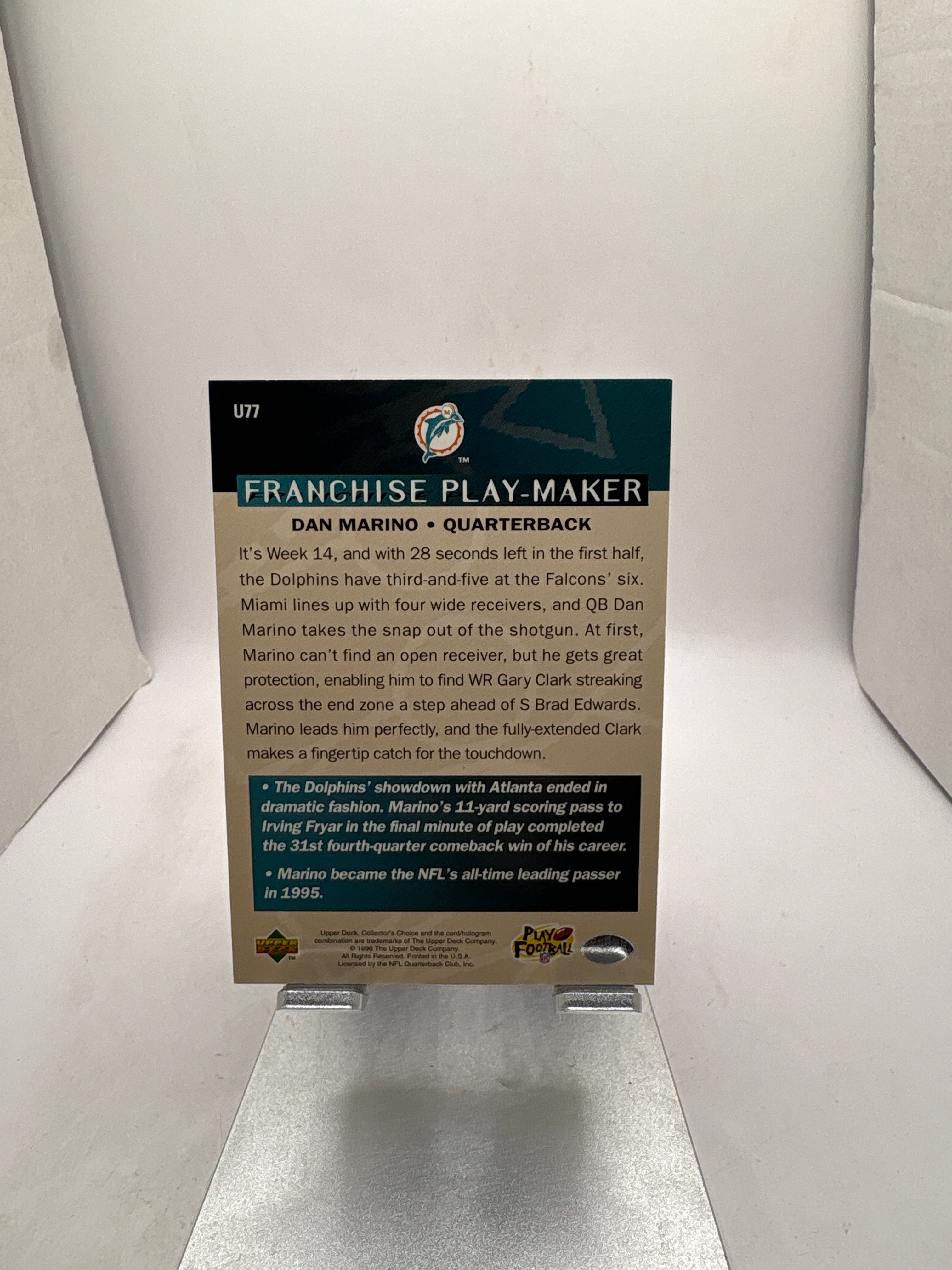 Upper Deck Franchise Play-Maker
