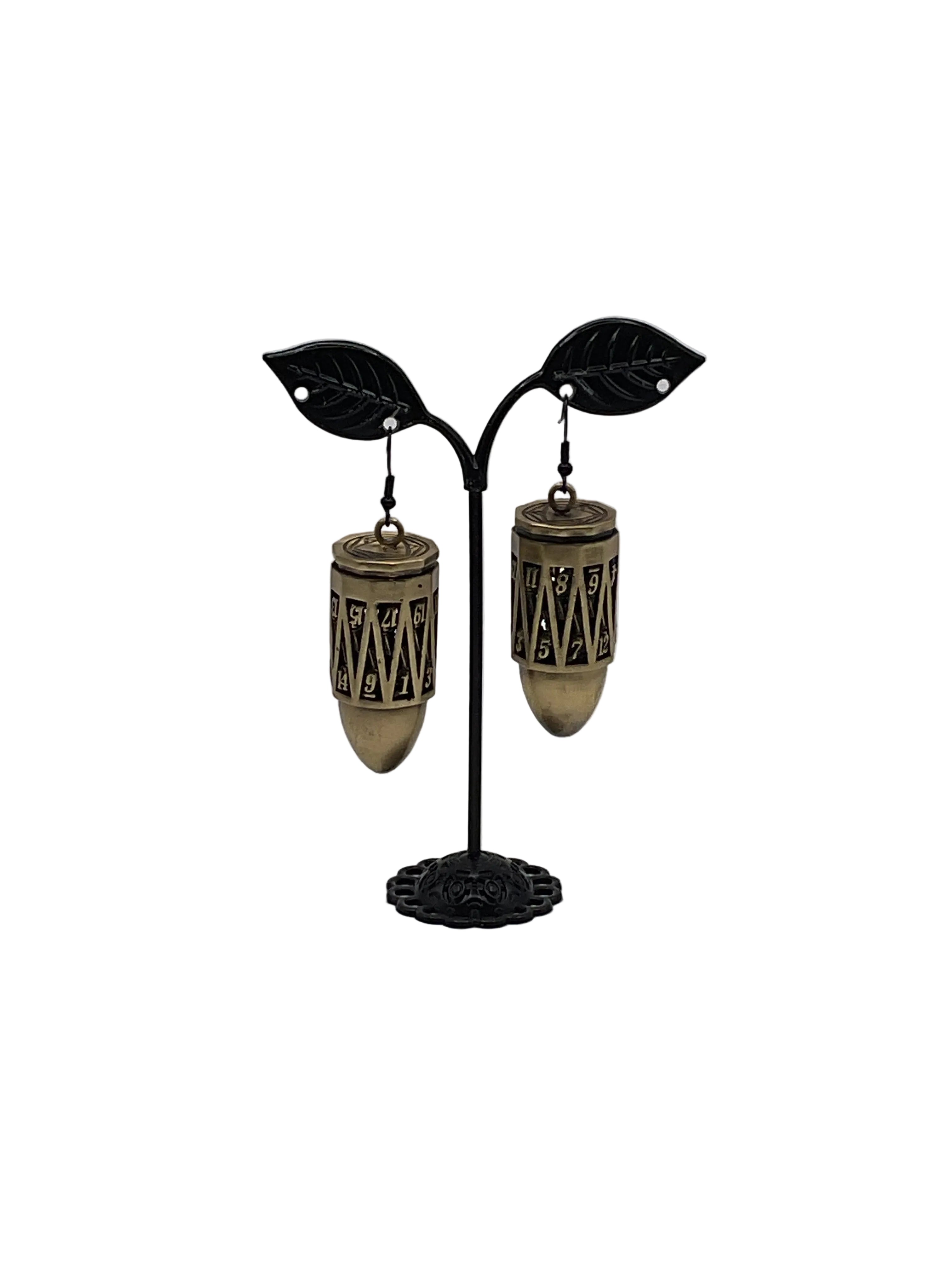 D20 Dice Cage Earrings