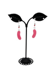 Pink Jellybean Earrings