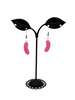 Pink Jellybean Earrings