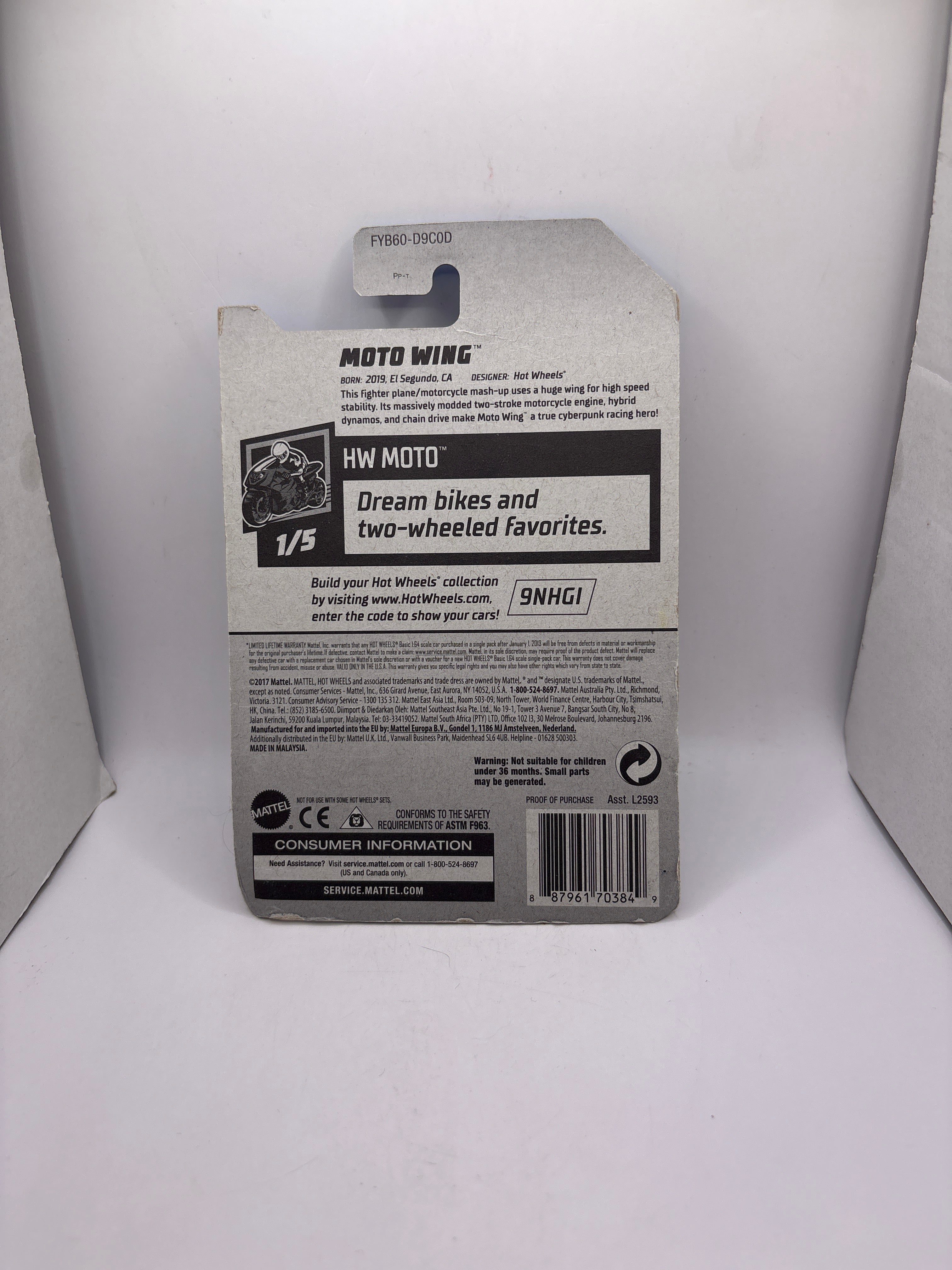 Hot Wheels Moto Wing Diecast