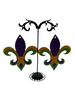 Mardi Gras earrings