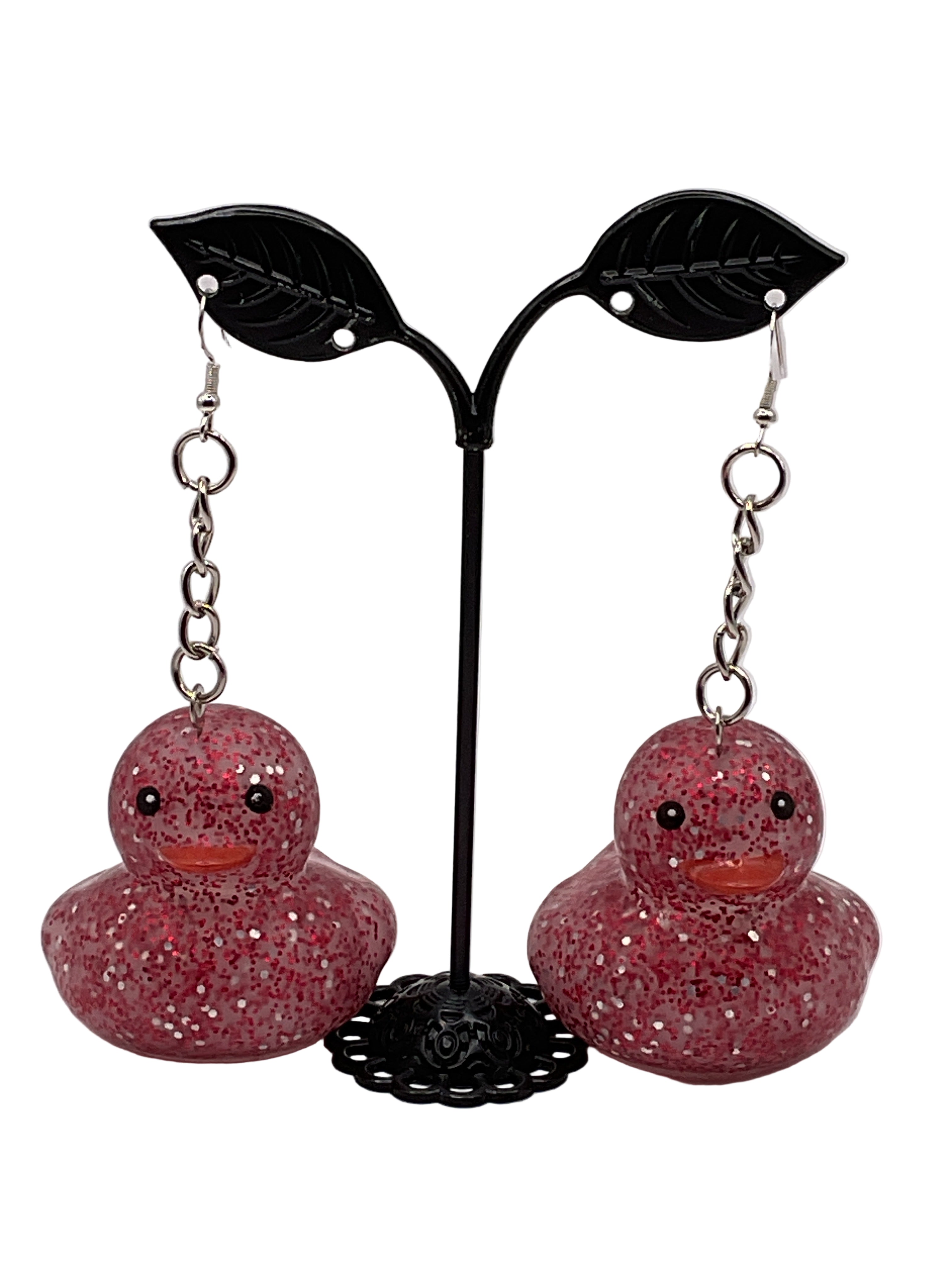 Large Rubber Ducky Earrings