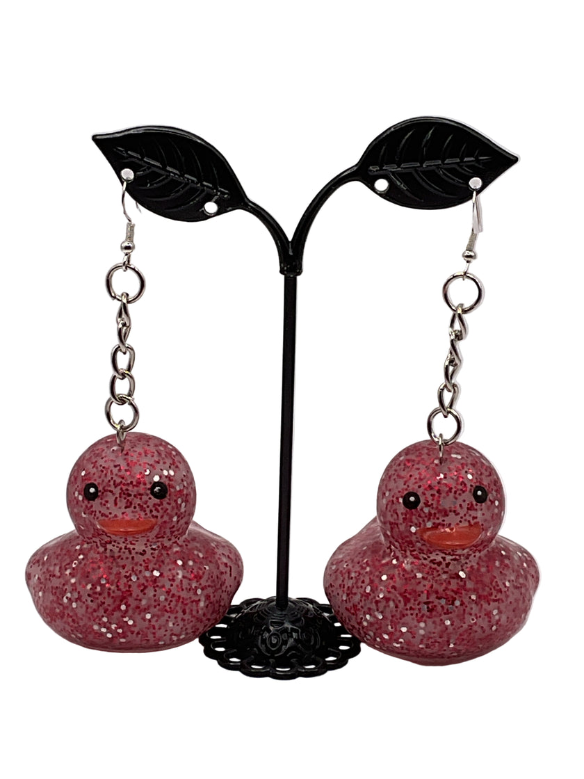 Large Rubber Ducky Earrings