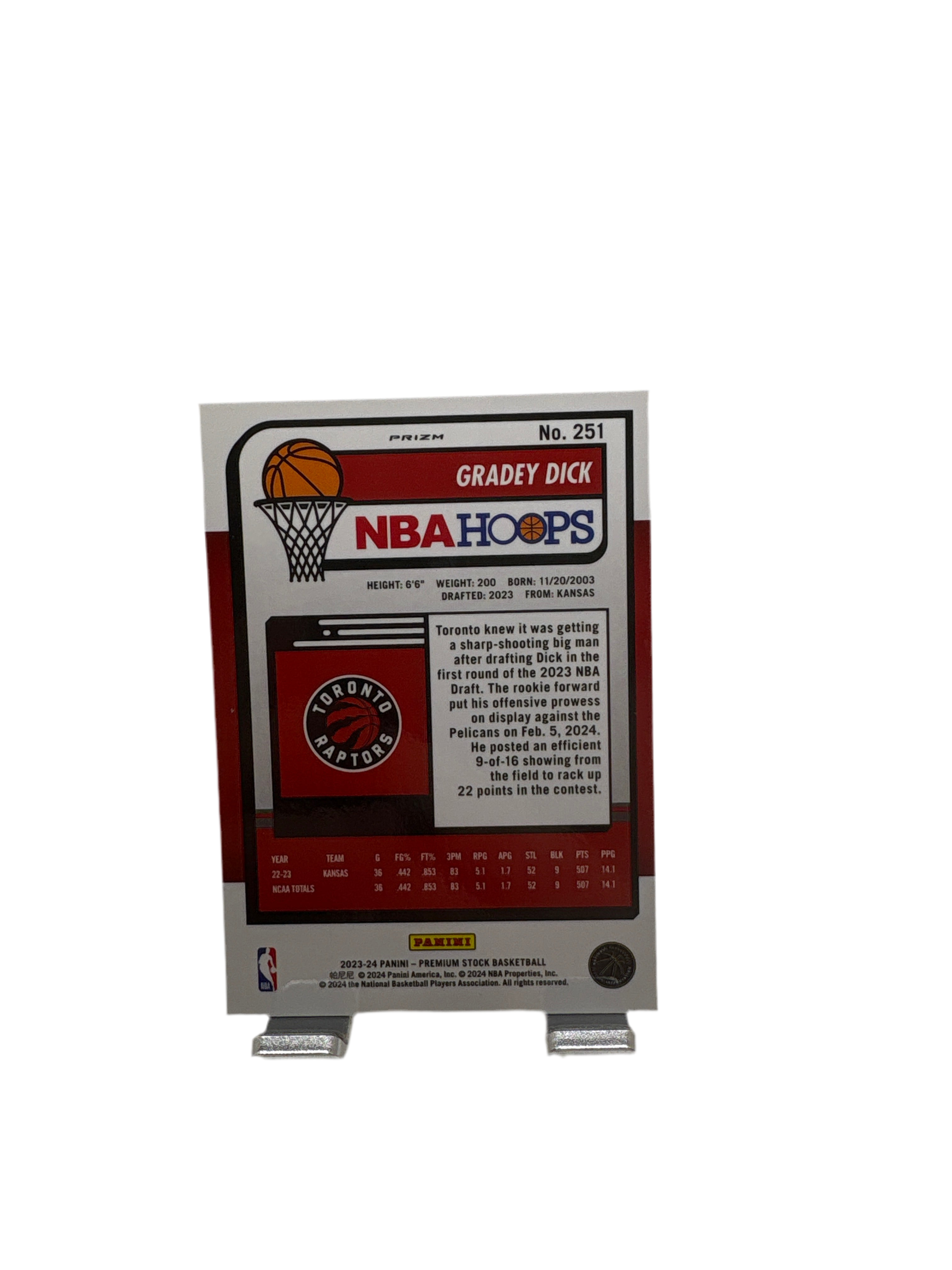 NBA Hoops Gradey Dick