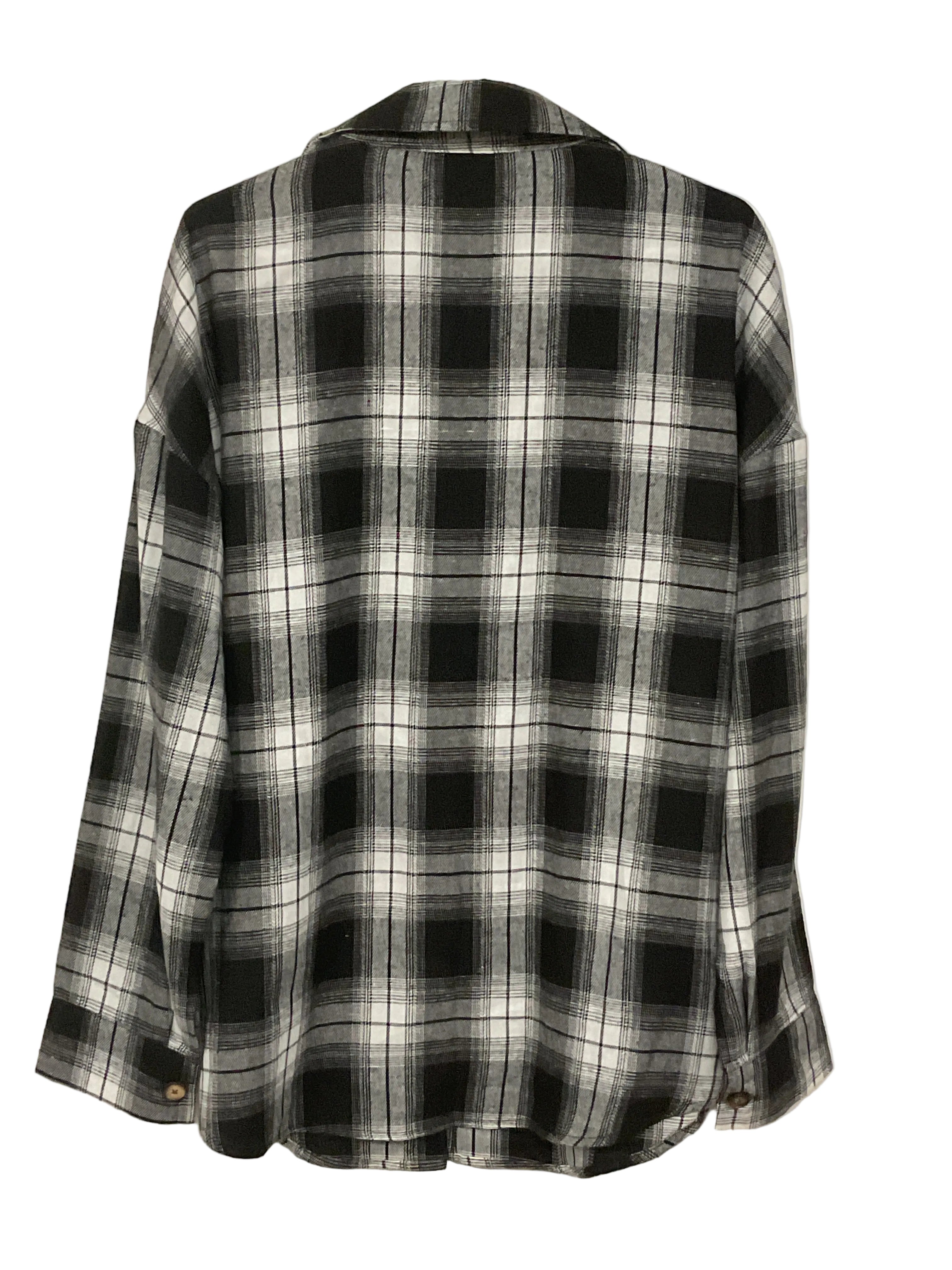 Black and White Checkered Shirt