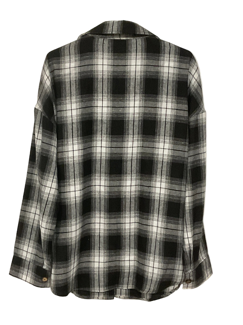 Black and White Checkered Shirt