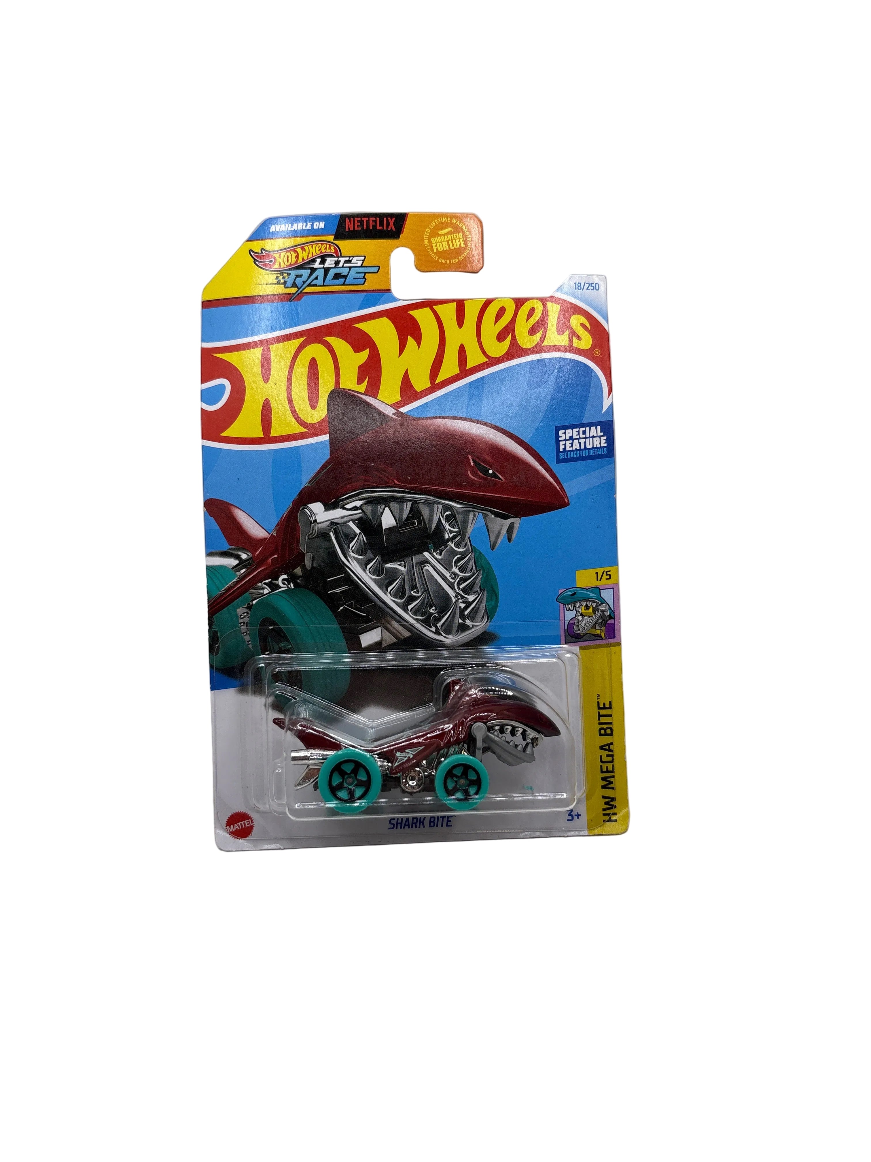 Hot Wheels Shark Bite Diecast red