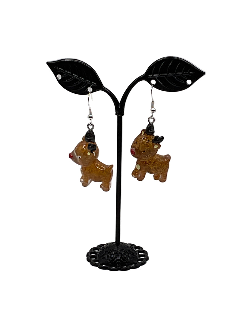 Glittery Christmas Earrings