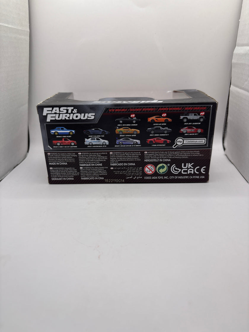 Jada Orange JLS Mazda RX-7 Diecast