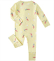 PoshTOT Carrot Bamboo Baby Convertible Zippy Romper