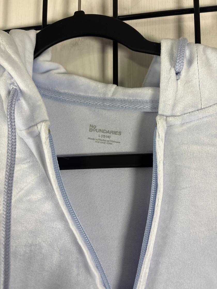 No Boundaries Fleece Sweater Jacket