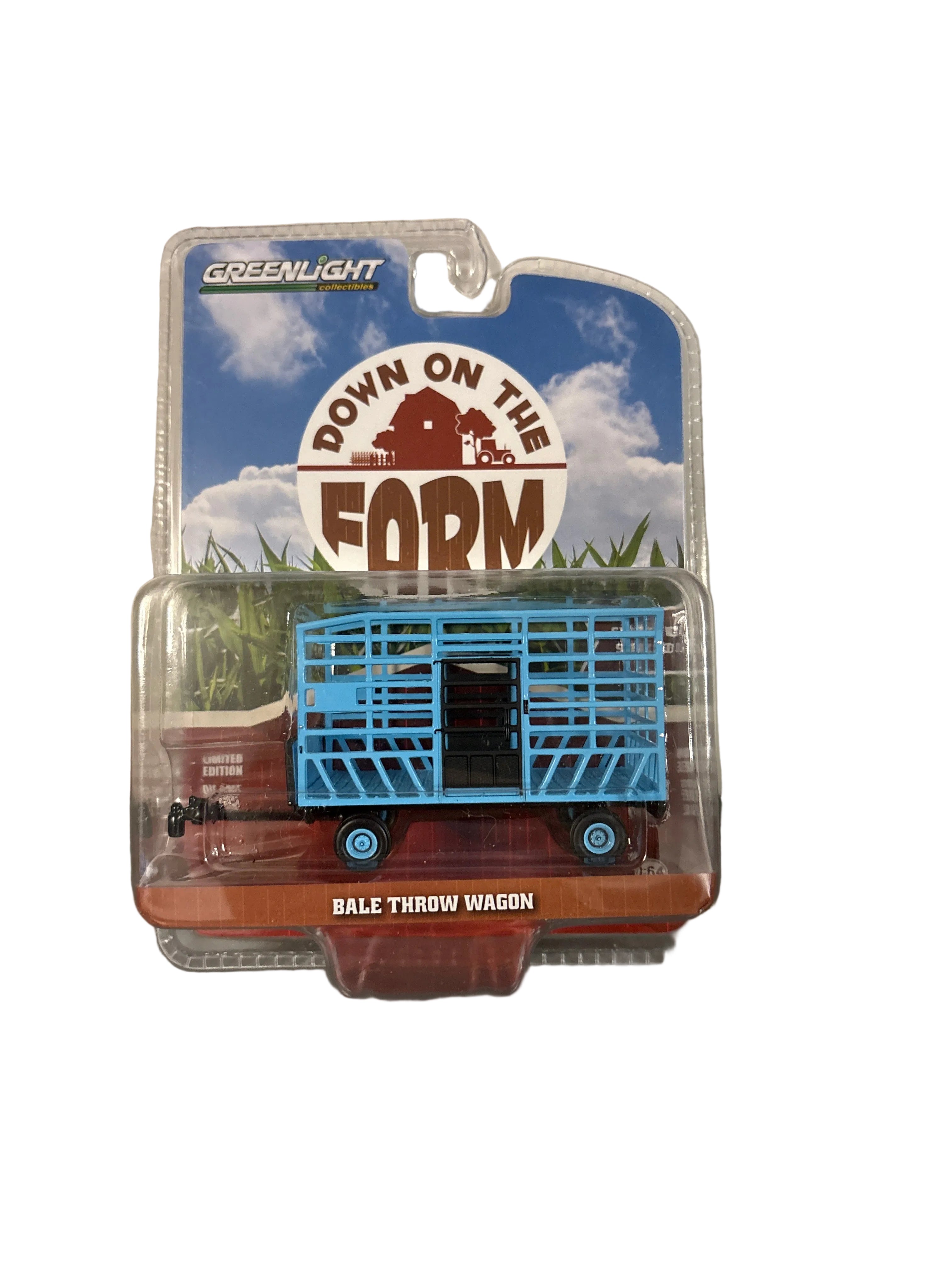 Greenlight Bale Throw Wagon Diecast