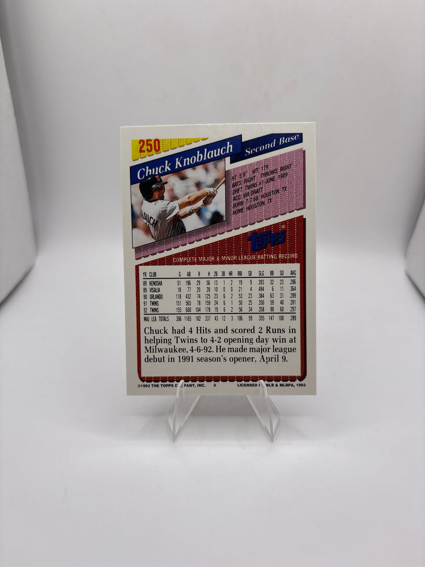 Topps Chuck Knoblauch