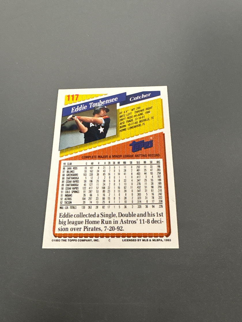 Topps Eddie Taubensee