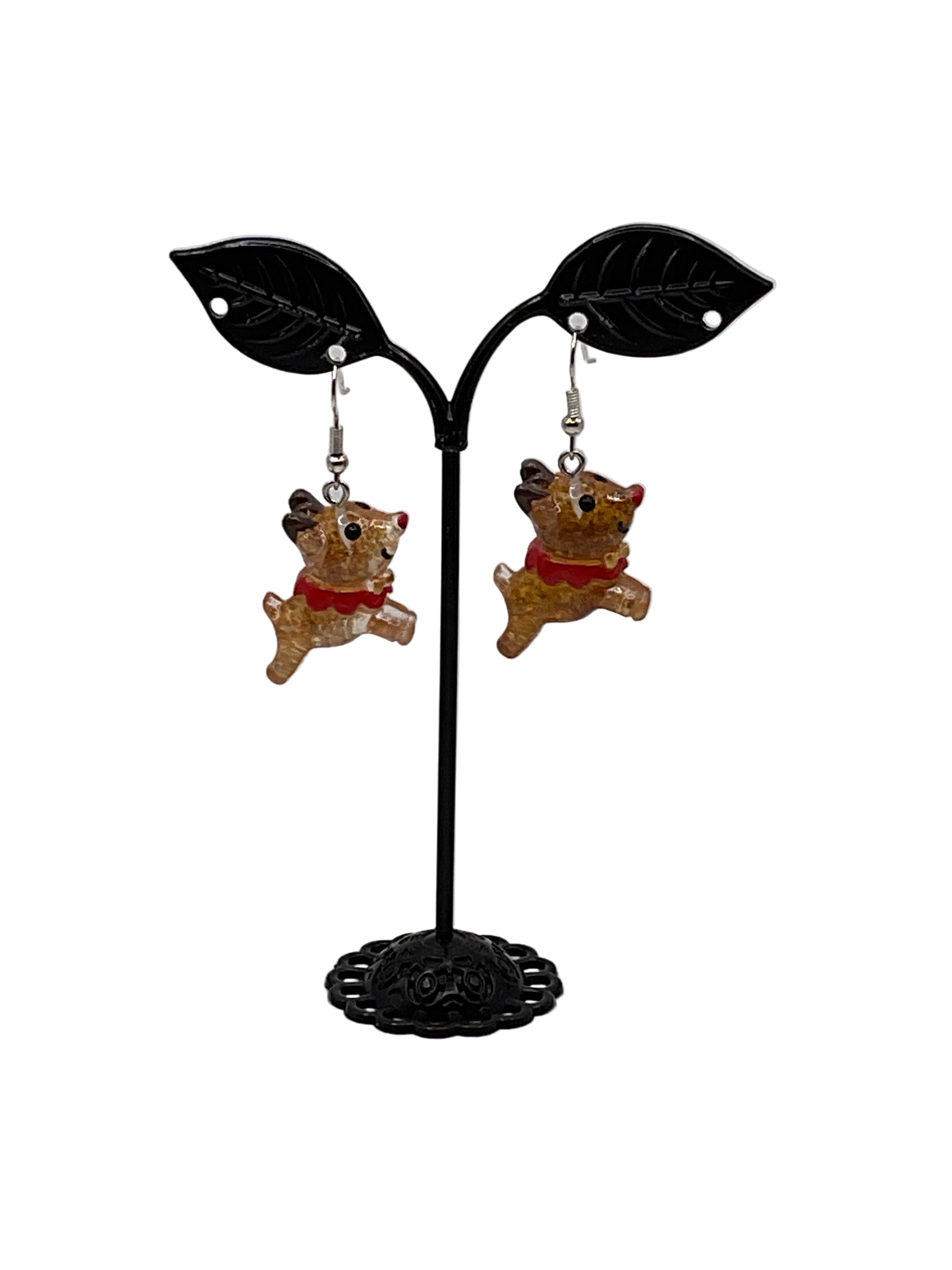 Glittery Christmas Earrings