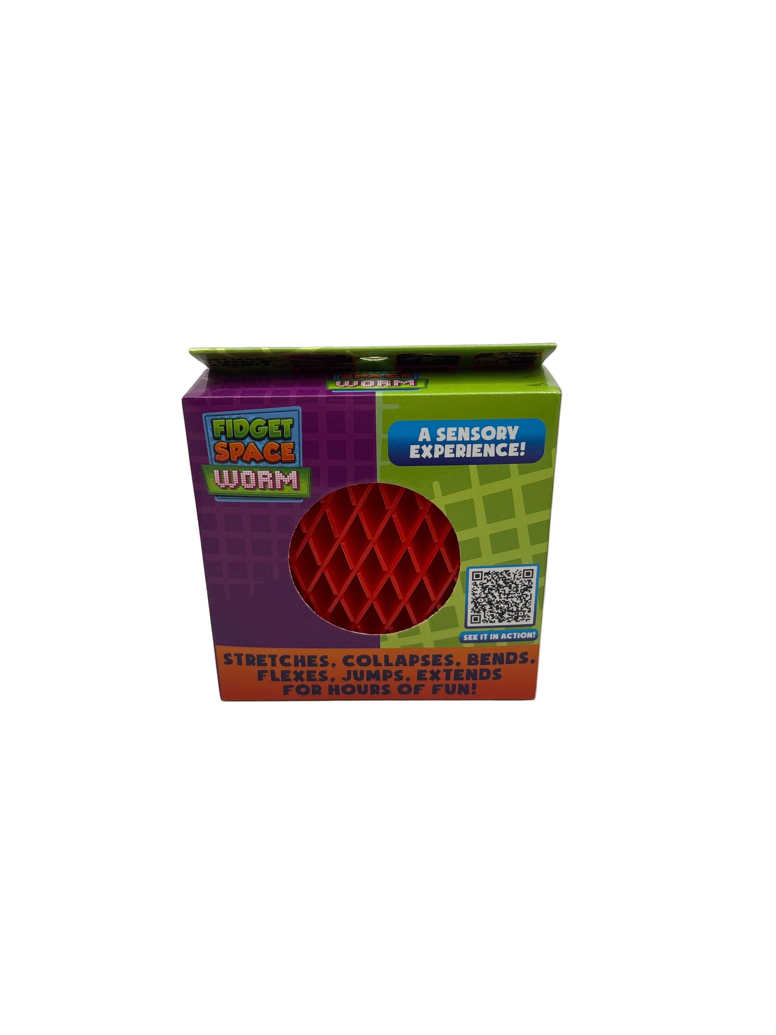 Kipp Brothers Fidget Space Worm red