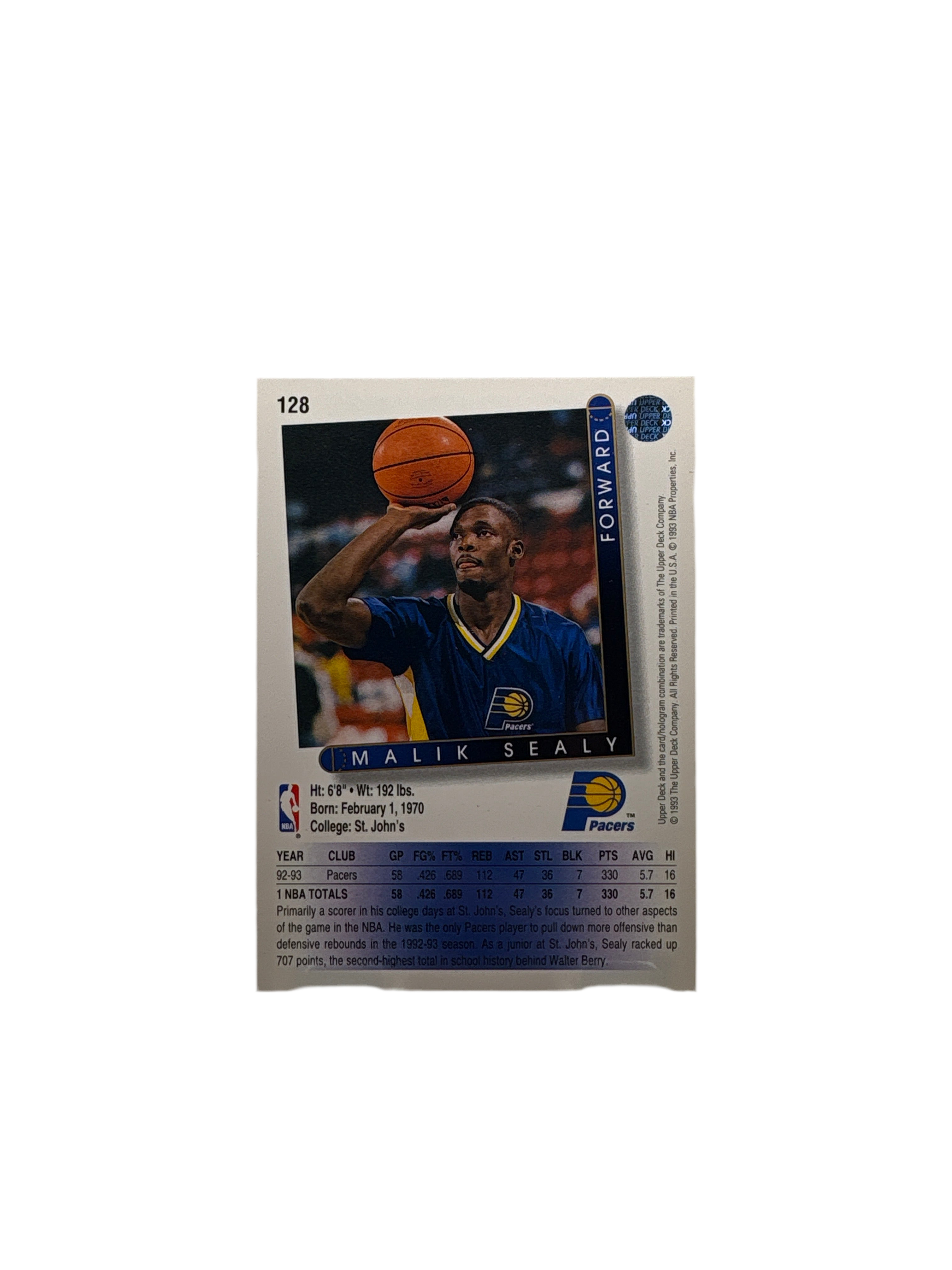 Upper Deck Malik Sealy