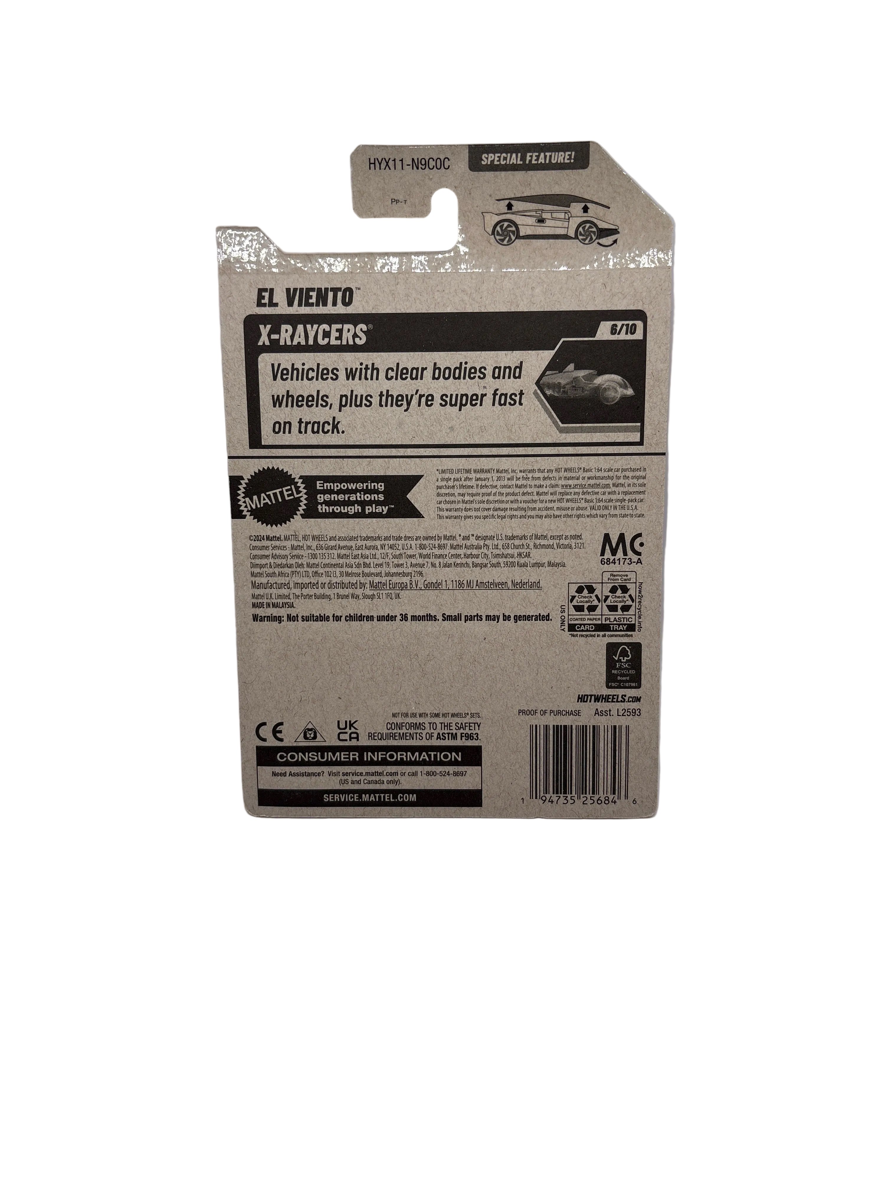 Hot Wheels El Viento Diecast