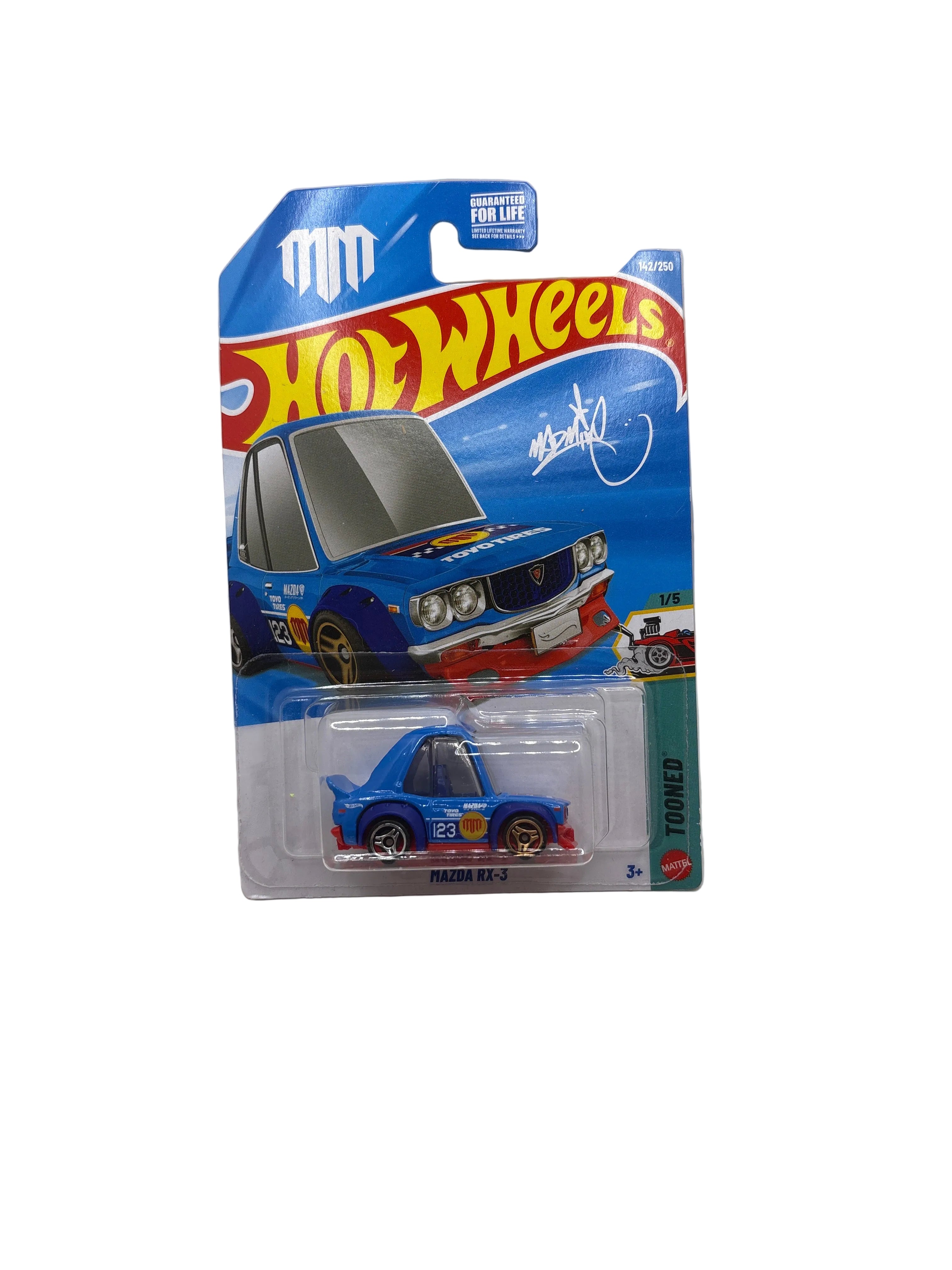 Hot Wheels Mazda RX-3 Diecast blue