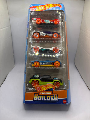 Hot Wheels Track Builder 5 Pack Diecast