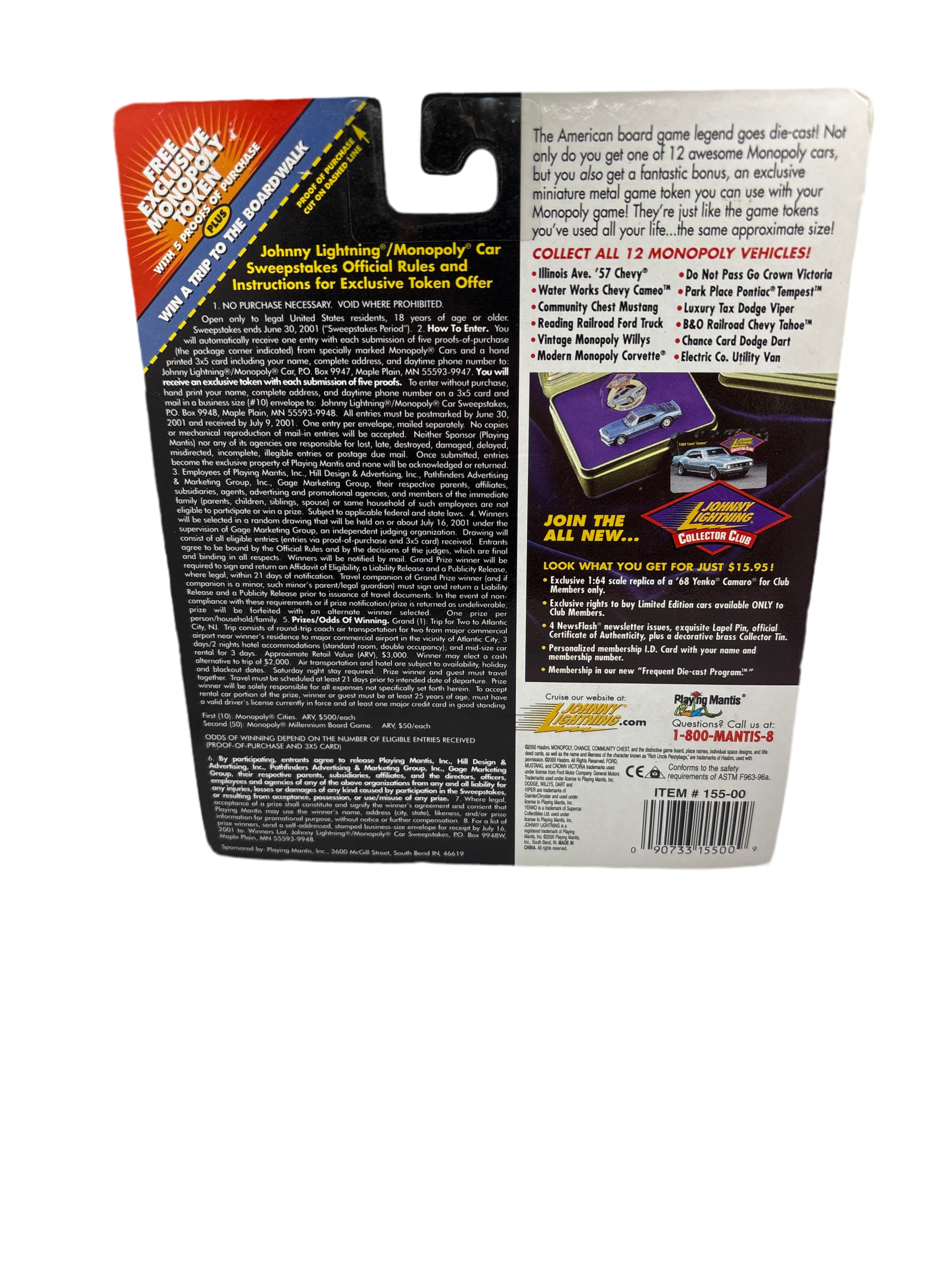 Johnny Lightning Corvette Diecast